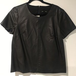 Express Faux Leather Top / BRAND NEW / LARGE